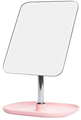 Triock Square Dish Beauty Mirror Folding Portable Tabletop Vanity countertop Mirror