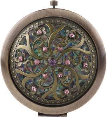 Besillia Travel Makeup Mirror - Compact Mirror for Purse (Random Pattern)