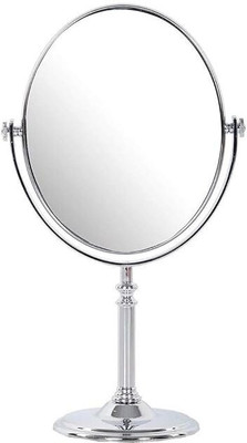 Vaisag House Vintage Table Mirror with Stand Double Sided Swivel 1x/5x Magnification Desk Mir