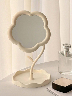 Glitzn SunFlower Shaped Desktop Makeup Mirror