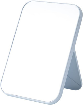 Besillia Desktop Makeup Mirror - Foldable Makeup Mirror Portable Mirror (Blue, Set of 1)