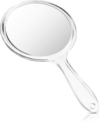 STARAGENSIS Two-Sided Handheld and Hanging Mirror,3X Magnifying,Regular ,Transparent Mirror.