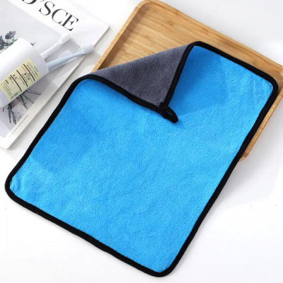 Glamora Microfiber Cloth for Car Cleaning and Detailing, Double Sided Wet and Dry Microfiber Cleaning Cloth(2 Units)