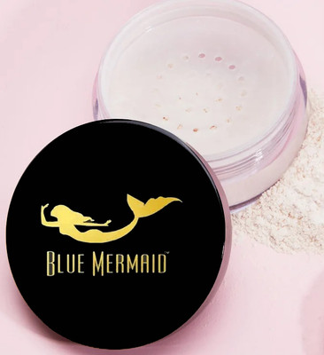 BLUEMERMAID Silky & Smooth Oil Control Loose Powder With Puff Compact(Beige, 8 ml)