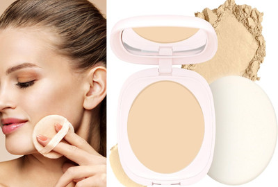 LILLYAMOR HD Soft Smooth Oil Control Pressed Powder Makeup Compact(TAN, 10 g)