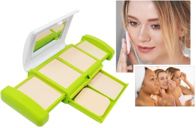 tanvi27 NEW WATER PROF & LONG LASTING 5 IN 1 FACE GREEN TEA COMPACT FOR GIRL & WOMAN Compact(BEIGE, 50 g)