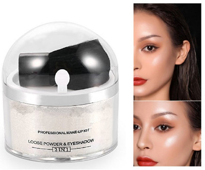 GFSU - GO FOR SOMETHING UNIQUE Silver Whitening Shimmer Loose Powder & Highlighter  Compact(Silver, 20 g)