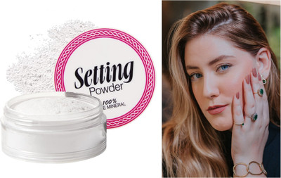GABBU Best Setting Makeup Powder - Smooth Loss Powder Compact(WHITE, 10 g)
