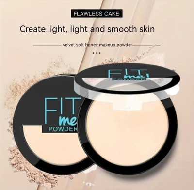 BLUEMERMAID 2 in 1 Compact Powder Soft And Velvety Texture for All Skin Tones Compact(BEIGE, 19 g)