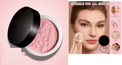Jiwoo Rose pink natural highlighter pwoder for all sin tone Compact(rose pink, 12 g)