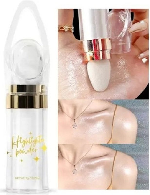 GFSU - GO FOR SOMETHING UNIQUE Silver Highlighter Makeup Shimmer Body Glitter--2 Compact(Silver, 10 g)