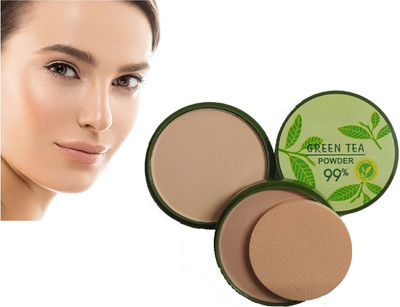 Maryville matte with shimmer 2 in 1 compact powder pack of 1 Compact(beige, 20 g)