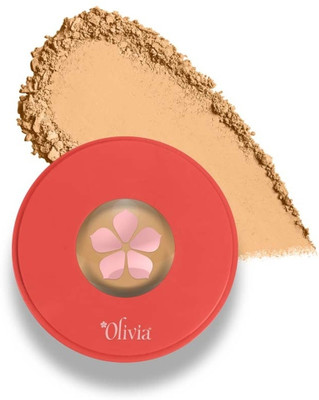Olivia Waterproof Pan Cake Oil Control Full Coverage Compact - 24 Caramel Lush Compact(24 Caramel Lush, 30 g)