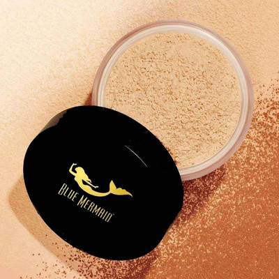 BLUEMERMAID MATTE FINISH MAKEUP SETTING LOOSE POWDER Compact(Beige, 8 ml)