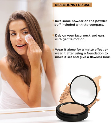 tanvi27 Best All Day Ideal Stay Matte Finish & Fix Pressed Makeup Setting  Compact(BEIGE, 20 g)