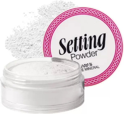 GABBU Make up Fix setting white loose powder  Compact(WHITE, 10 g)