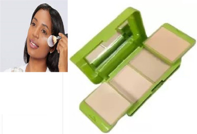 Luipui MATTE FINISH 5 IN 1 GREEN TEA SHADING POWDER PACK OF 1 Compact(BEIGE, 50 g)