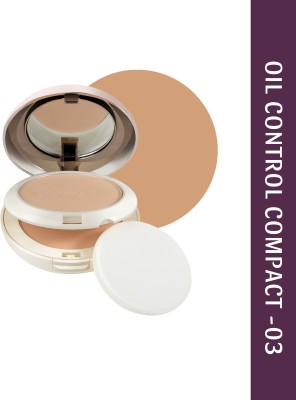 Glam21 Cosmetics Control Sleek & Soft Makeup with Vitamin E & C | Sweat & Waterproof Longlasting Compact(Golden Rush, 18 g)