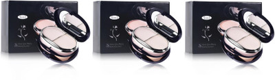 Luipui Premium Whitening 5 in 1 Shining Luster Compact Powder (Sets 3) Compact(WHITE IVORY, 38 g)