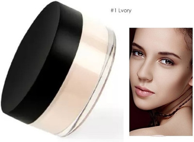Aylily HD Translucent Setting Powder Compact Matte Finish Compact powder  Compact(ivory, 30 g)