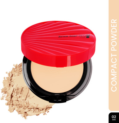 Seven Seas Red4 Soft Line Compact Powder | Oil Free Matte Finish | Long Lasting Compact(Skin, 47.6 g)