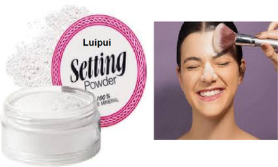 Luipui matte white setting powder pack of 1 Compact(white, 30 g)
