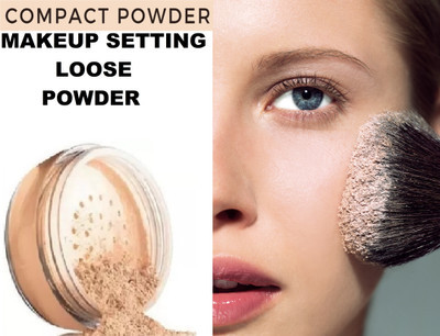 Aylily High Definition Powder Setting Loose Powder for Face Makeup with Powder Puff Compact(Natural Beige, 15 g)