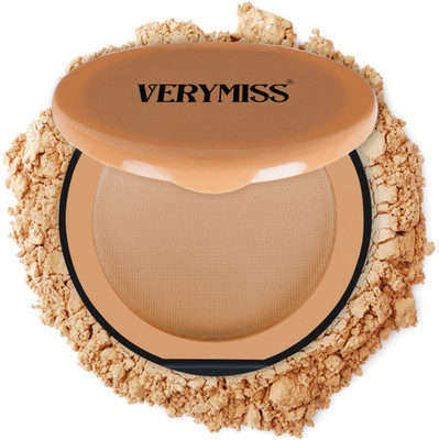 VERYMISS Natural Glow Compact Powder I High Coverage Compact(03-Beige, 9 g)