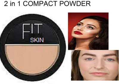 Luipui best new trending 2 in 1 compact powder makeup Compact(beige, 14 g)