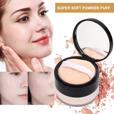 Vyomiris Long-Lasting Oil Control Blurs Pores Loose Setting Powder Compact(BEIGE, 30 g)