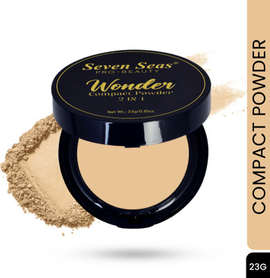 Seven Seas 2in1 Oil Control Perfect Coverage With Moisturized Skin Wonder Compact Powder Compact(NATURAL, 23 g)