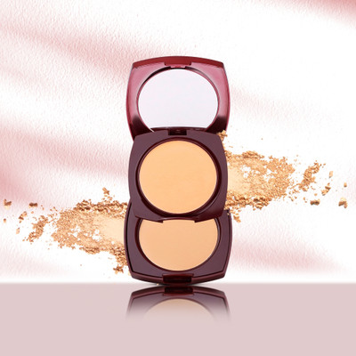 MATTLOOK True Cover Super Blendable Compact Powder With SPF-20 & Vitamin E Compact(Almond Beige, 20 g)