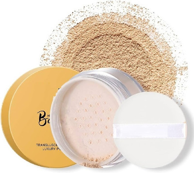 HUZURLU Soft Translucent Waterproof Loose Face Powder For All Type Of Makeup Compact-03 Compact(SOFT IVORY, 15 g)