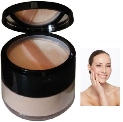 Emijun compact powder keeps skin fresh throughout the day for Compact(beige, 15 g)
