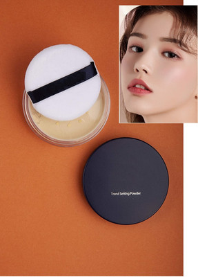 tanvi27 Trend Setting Matte Banana Loose Powder For All Skin Types Compact(Banana, 8 g)