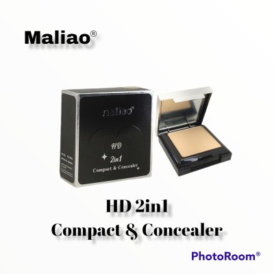 maliao HD 2 in 1 Compact & Concealer *** Compact(beige, 20 g)