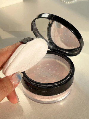 luzimaisa 2 in 1 Compact & Loose Finish Powder Compact(Natural, 10 g)