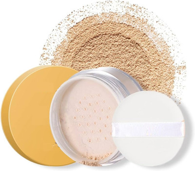 Jiwoo HD-finish maate loose pwoder for oil control15 Compact(yellow, 15 g)