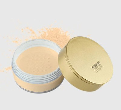 Yuency 2 in 1 matte loose powder + compact powder Compact(Beige, 22 g)