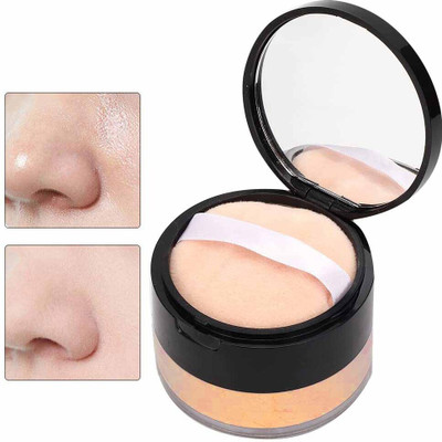 WOONGMI Long-Lasting Makeup Finish Powder | Pore Minimizing | Full Coverage  Compact(Buff, 10 g)