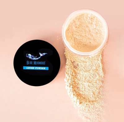 BLUEMERMAID PERFECT MATTE FINISH WATER PROOF & LONG LASTING LOOSE POWDER  Compact(IVORY, 15 g)