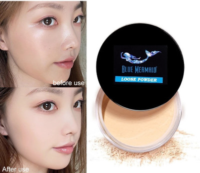 BLUEMERMAID BEST FACE MAKEUP SETTING LOOSE POWDER FULL COVERAGE Compact(BEIGE, 15 g)