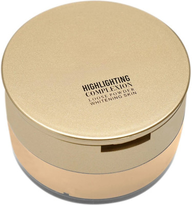Yuency Non Oily Matte Look 2 in 1 Pressed Powder + Loose Powder Compact(Banana, 22 g)