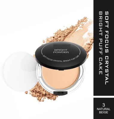 CATERINACHIARA Bright Powder Soft Focus Crystal  Compact(NATURAL BEIGE, 12 g)