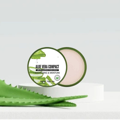 BLUST&FAMME Smudgeproof Aloe Vera 2 in 1 Compact Powder pack of 1 Compact(Beige, 32 g)