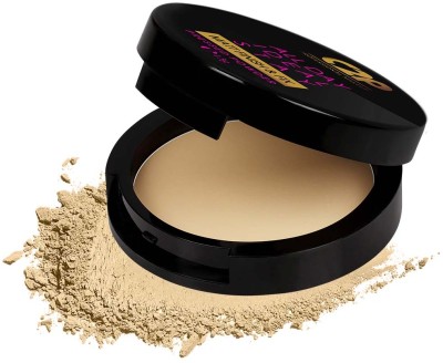 C2P Professional Makeup All Day Ideal Stay Matte Finish & Fix Pressed Powder - Banana 05 Compact(Banana 05, 13 g)