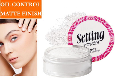 DARVING Setting Powder With Matte Finish | Ultra-Durable | Oil Control Compact(WHITE, 10 g)