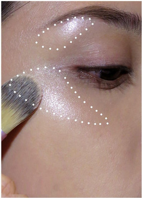 GABBU Intense Silver Shimmer Powder  Highlighter(Silver)