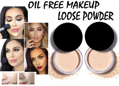 tanvi27 MATTE FINISH & LONG STAY MAKEUP SETTING LOOSE POWDER COMPACT ALL TYPE SKIN COMBO Compact(BEIGE, 24 g)
