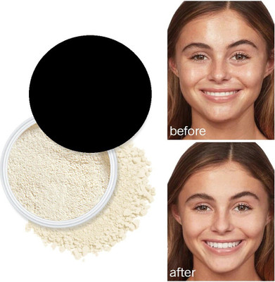 Amaryllis BANANA FINISH LOOSE POWDER FOR MAKEUP SETTING & OIL FREE MAKEUP BASE LOOK Compact(BANANA, 15 g)